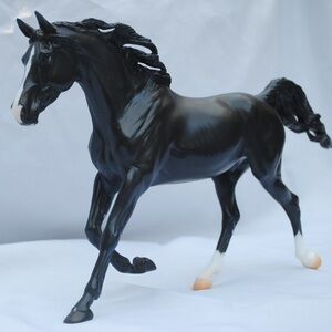 Gorgeous Black Arabian Model Horse